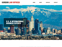 Tablet Screenshot of gordonlawglobal.com